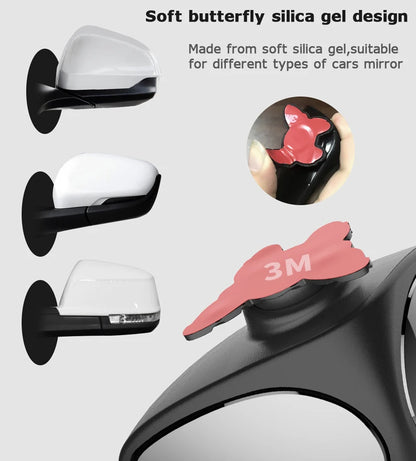 360 Degree Rotatable 2 Side Car Blind Spot Convex Mirror Automibile Exterior Rear View Parking Mirror Safety Accessories