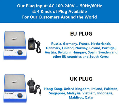 Magnetic Stirrer Mixer With Stir Bar AC 100-240V EU USA UK AU Plug
