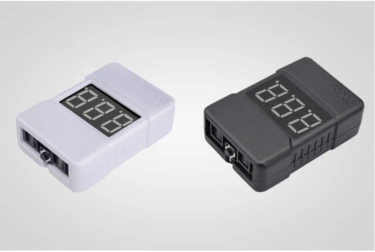 BX100 1-8S Lipo Battery Voltage Tester/ Low Voltage Buzzer Alarm/ Battery Voltage Checker with Dual Speakers