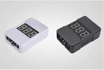 BX100 1-8S Lipo Battery Voltage Tester/ Low Voltage Buzzer Alarm/ Battery Voltage Checker with Dual Speakers