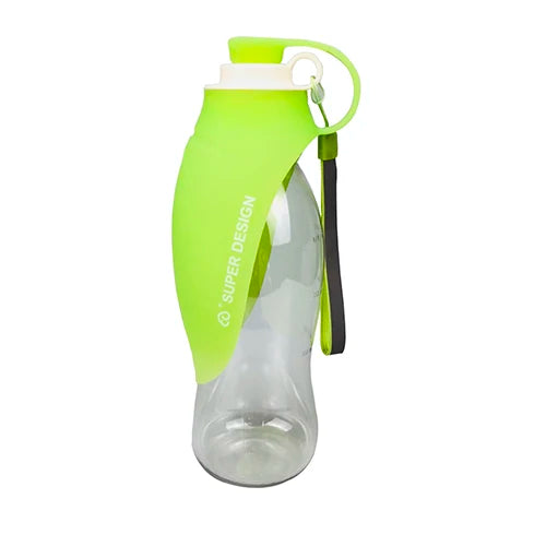 580ml Sport Portable Pet Dog Water Bottle Silicone Travel Dog Bowl For Puppy Cat Drinking Outdoor Pet Water Dispenser