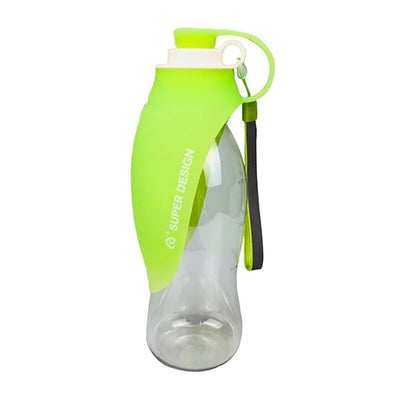 580ml Sport Portable Pet Dog Water Bottle Silicone Travel Dog Bowl For Puppy Cat Drinking Outdoor Pet Water Dispenser