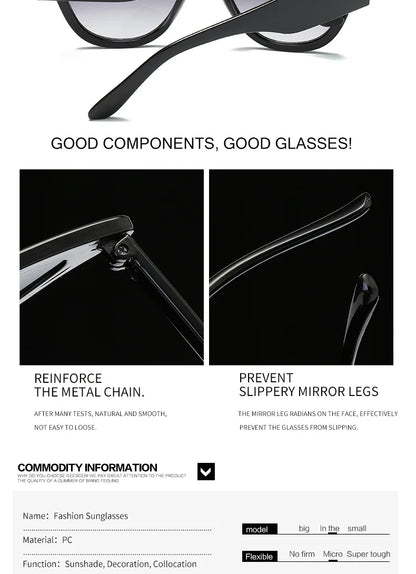 ZXWLYXGX Fashion Cat Eye Sunglasses Women Brand Designer Luxury   Sexy Ladies Gradient Sun Glasses Female  UV400