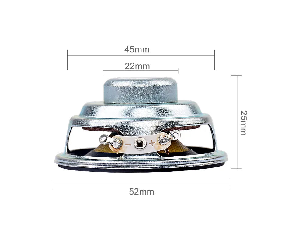 AIYIMA 2Pc Mini Audio Portable Speaker 52MM 4 8 Ohm 5W Waterproof Glassfiber Full Range Bluetooth Speaker DIY Home Sound Theater