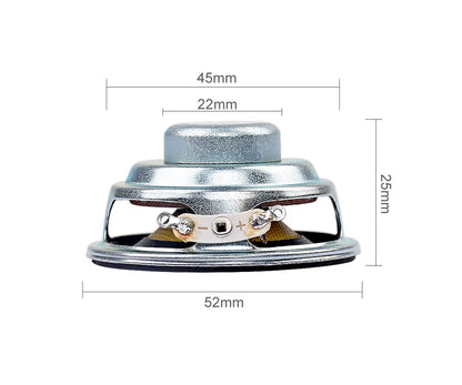 AIYIMA 2Pc Mini Audio Portable Speaker 52MM 4 8 Ohm 5W Waterproof Glassfiber Full Range Bluetooth Speaker DIY Home Sound Theater