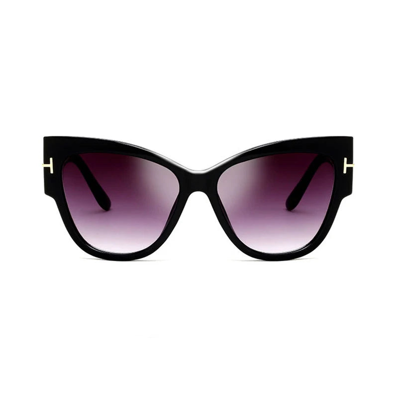 ZXWLYXGX Fashion Cat Eye Sunglasses Women Brand Designer Luxury   Sexy Ladies Gradient Sun Glasses Female  UV400