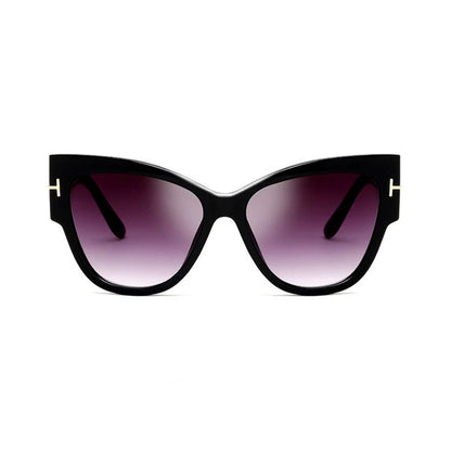 ZXWLYXGX Fashion Cat Eye Sunglasses Women Brand Designer Luxury   Sexy Ladies Gradient Sun Glasses Female  UV400