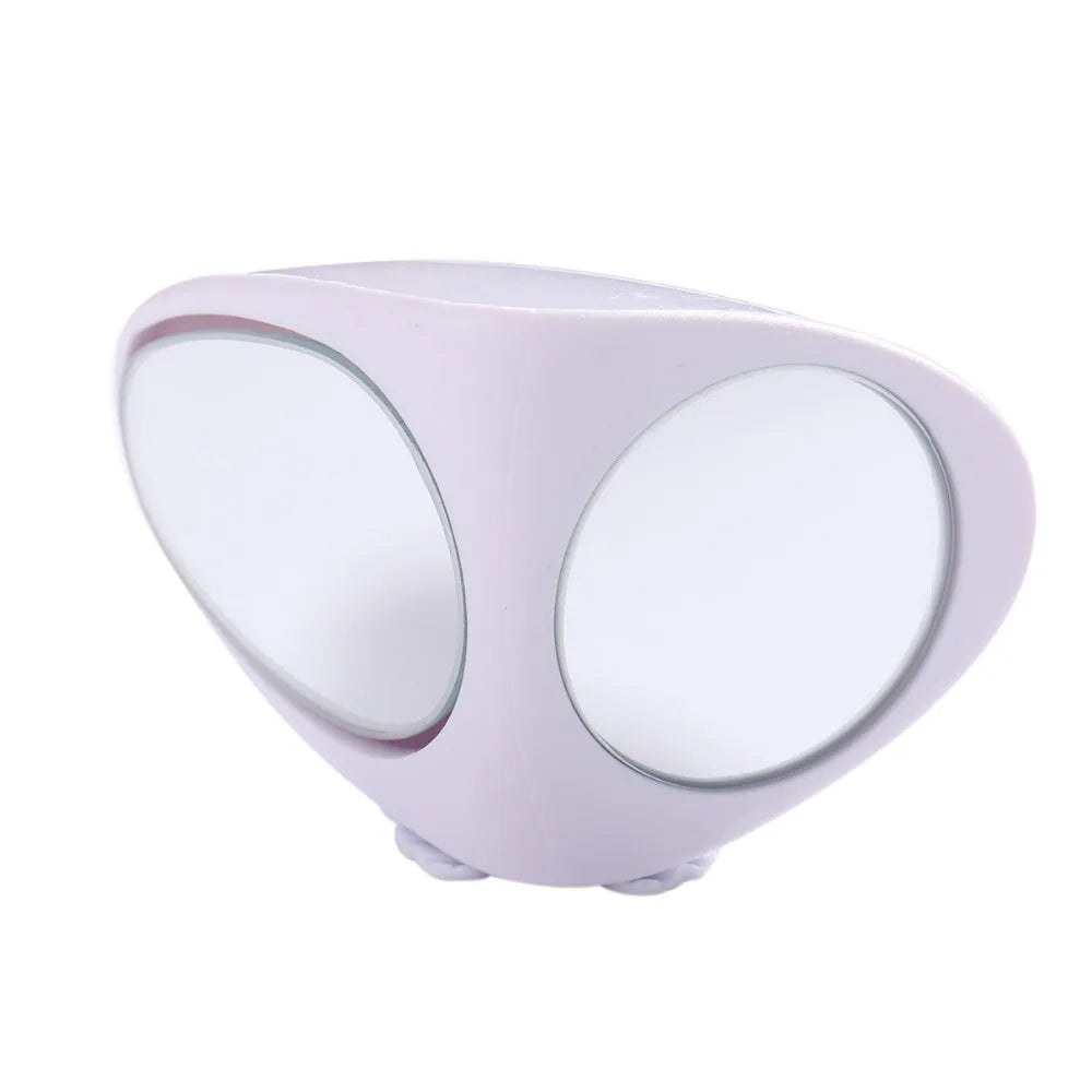 360 Degree Rotatable 2 Side Car Blind Spot Convex Mirror Automibile Exterior Rear View Parking Mirror Safety Accessories