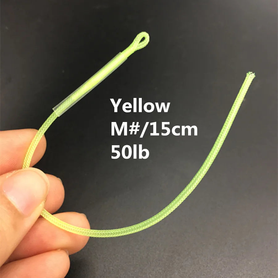 5 Pieces/Lot 30lb 50LB New Nylon Braided Loop Line Fly Fishing Line Loop Connector