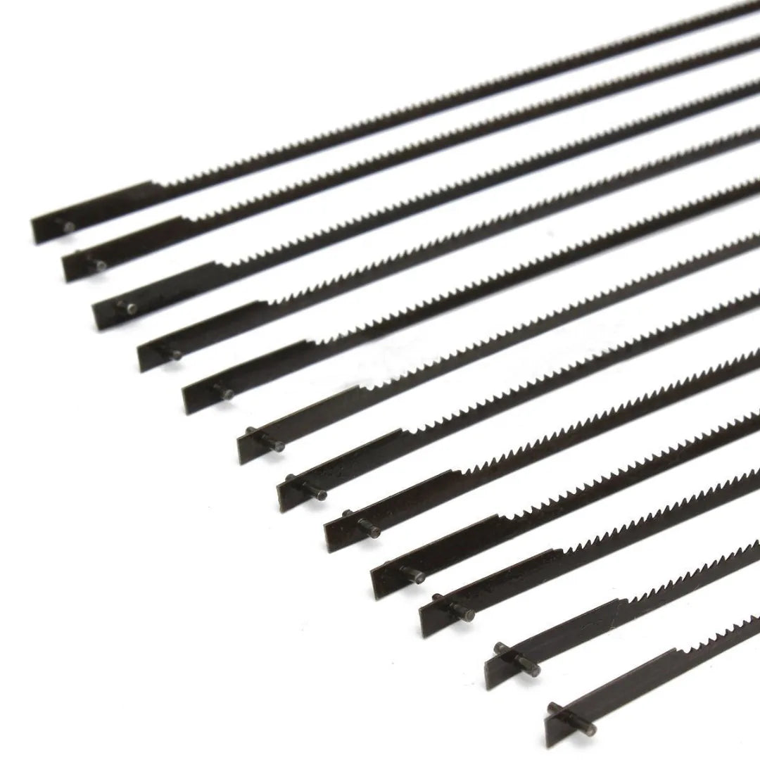 12pcs New 5'' 127mm Pinned Scroll Saw Blades Woodworking Power Tools Accessories