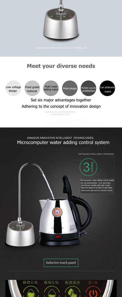 Electric Water Dispenser Drinking Water Pump Desktop Water Dispenser Intelligent Bottled Water Electric Water Press Pump 12V