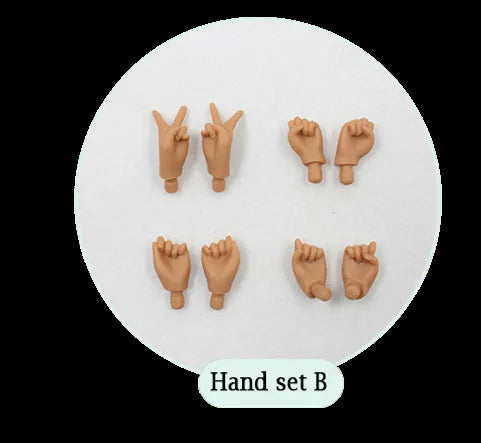 ICY DBS Blyth Hand Set for the Joint body white ,flesh,tan,black,super black skin 1/6 BJD