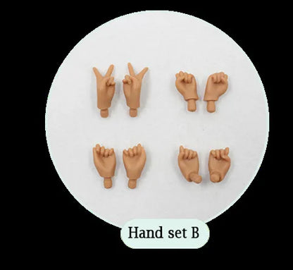 ICY DBS Blyth Hand Set for the Joint body white ,flesh,tan,black,super black skin 1/6 BJD