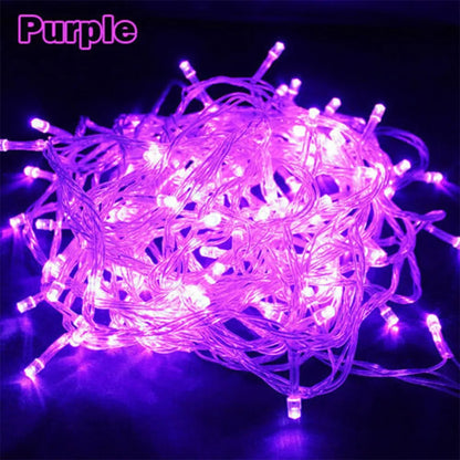 LED String Lights Holiday Lighting 10M 100LEDs AC110V/220V EU Xmas Wedding Party Christmas Decorations Light Fairy Garland Lamps
