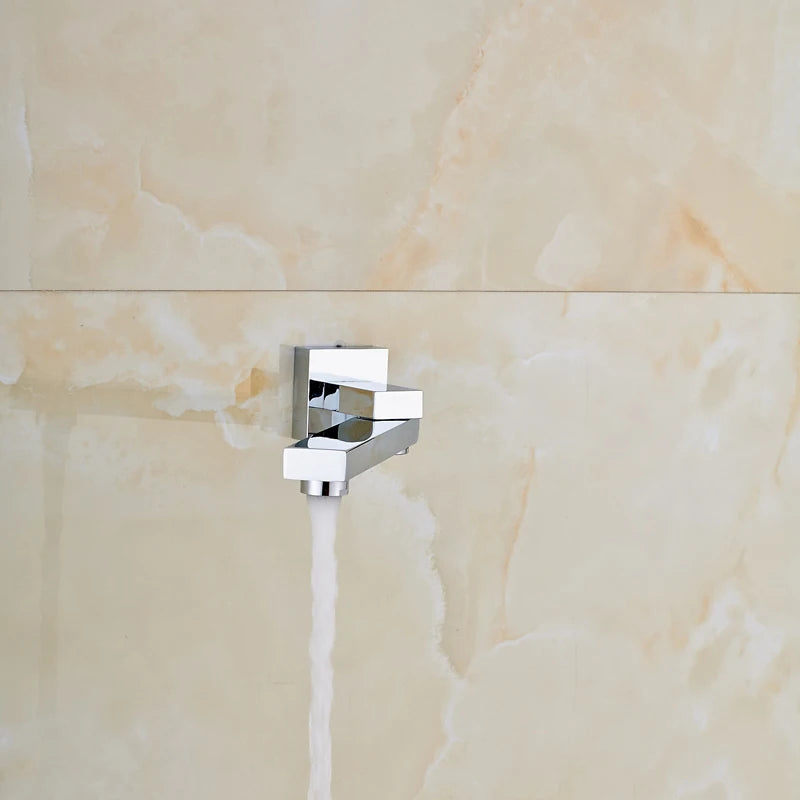 Bathroom Accessories Replace Tub Spout Chrome Finish Wall Mounted