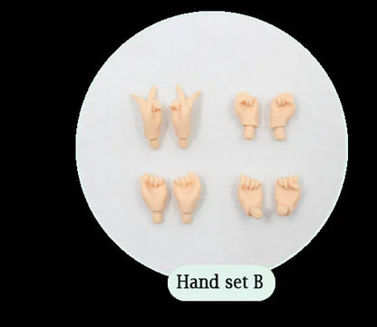 ICY DBS Blyth Hand Set for the Joint body white ,flesh,tan,black,super black skin 1/6 BJD