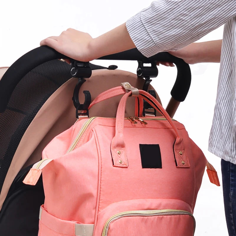 1-2pcs Baby Hanger Baby Bag Stroller Hooks Pram Rotate 360 Degree Baby Car Accessories Stroller Organizer Stroller Accessories