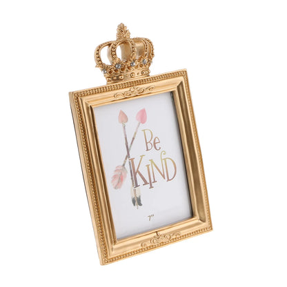 Gold Crown Resin Picture Photo Frame Baroque Luxury Style Home Décor