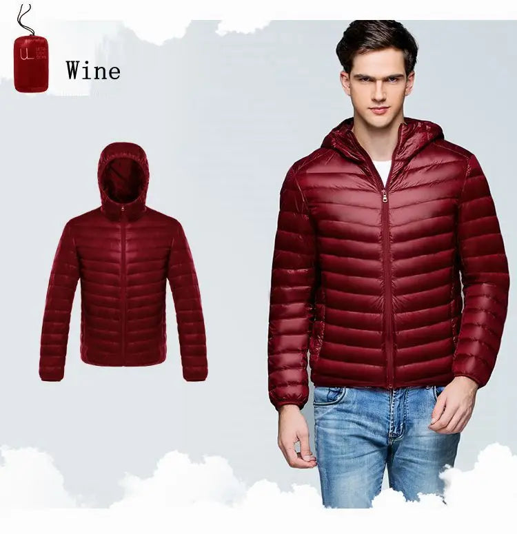 Plus Size Down Coats 10XL 11XL Duck Down Jacket Men Autumn Winter Jacket Men Hooded Waterproof Down Jackets Male Warm Down Coat