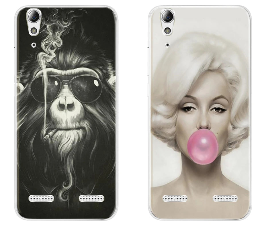 Soft Silicone Case for Lenovo A6000 A6010 Cover Cases for Lenovo Lemon K3 TPU 3D Relief Patterned Cover For Lenovo K3 K30-T Capa