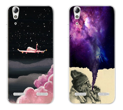 Soft Silicone Case for Lenovo A6000 A6010 Cover Cases for Lenovo Lemon K3 TPU 3D Relief Patterned Cover For Lenovo K3 K30-T Capa