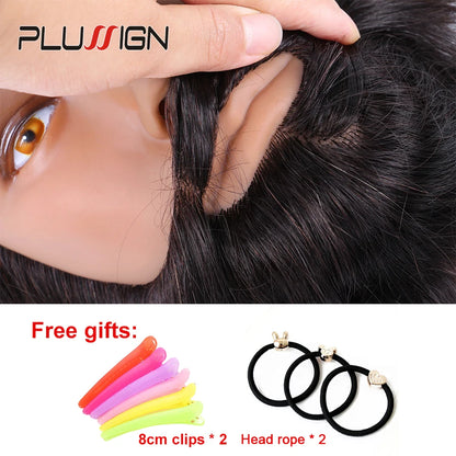 100% Real Human Hair Beard Hairdressing Training Man Head Professional Practice Mannequin Head Model Brown Color