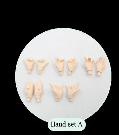 ICY DBS Blyth Hand Set for the Joint body white ,flesh,tan,black,super black skin 1/6 BJD