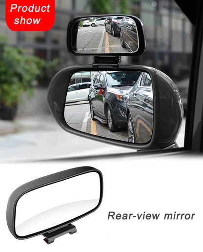 YASOKRO Car Blind Spot Mirror Wide Angle Mirror Adjustable Convex Rearview Mirror for Safety Parking Car Mirror YSR039