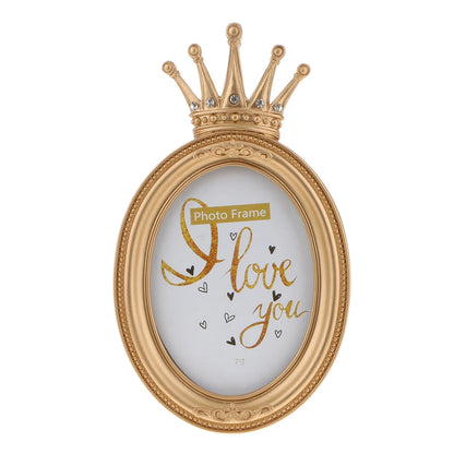 Gold Crown Resin Picture Photo Frame Baroque Luxury Style Home Décor