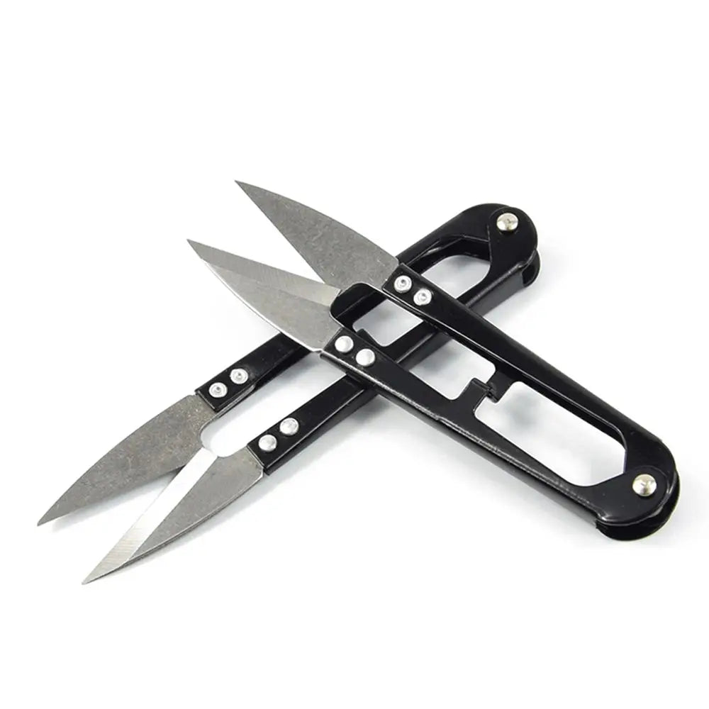 Portable Embroidery Sewing Tool Snips Thrum Thread Cutter Mini Scissors Hand Set U Type Fishing Craft tools