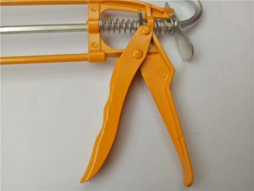 Cordless Manual Caulking Gun Portable Pressure Gun Double Column Glue Tool Silicone Caulking Gun Sealant Gun Glass Glue Gun