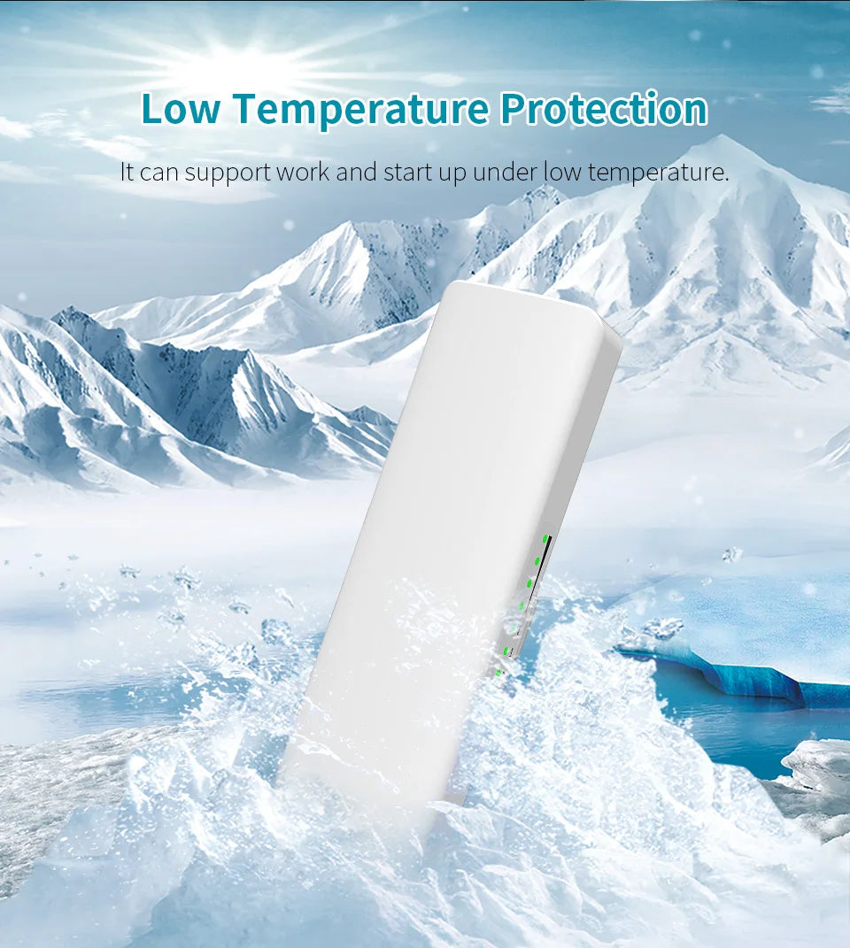 comfast Outdoor Wireless Wifi Extender AP Bridge 3-5KM Long Range 300Mbps 2.4G WI-FI Signal Amplifier Antenna 2*14dBi Router