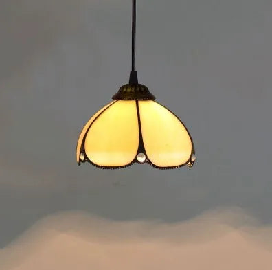 Colorful Mediterranean Style Moroccan Lamp Stained Glass Shade Mosaic LED Pendant Light for dining room bar lighting