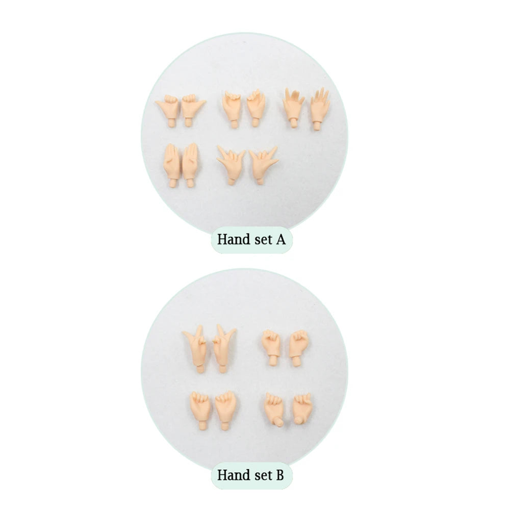 ICY DBS Blyth Hand Set for the Joint body white ,flesh,tan,black,super black skin 1/6 BJD