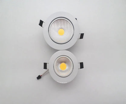 LED downlights  White round  Led spot COB Ceiling led downlight 7W 9w 12w 15w 20w rotating 110/220V surface mounted Indoor Light