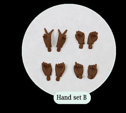 ICY DBS Blyth Hand Set for the Joint body white ,flesh,tan,black,super black skin 1/6 BJD