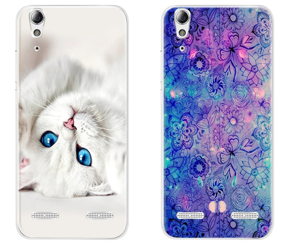 Soft Silicone Case for Lenovo A6000 A6010 Cover Cases for Lenovo Lemon K3 TPU 3D Relief Patterned Cover For Lenovo K3 K30-T Capa