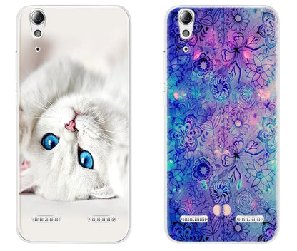 Soft Silicone Case for Lenovo A6000 A6010 Cover Cases for Lenovo Lemon K3 TPU 3D Relief Patterned Cover For Lenovo K3 K30-T Capa