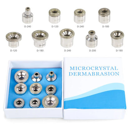 9 Tips Facial Skin Care Beauty Tool Skin Diamond Dermabrasion Removal Scar Acne Pore Peeling Machine Microdermabrasion