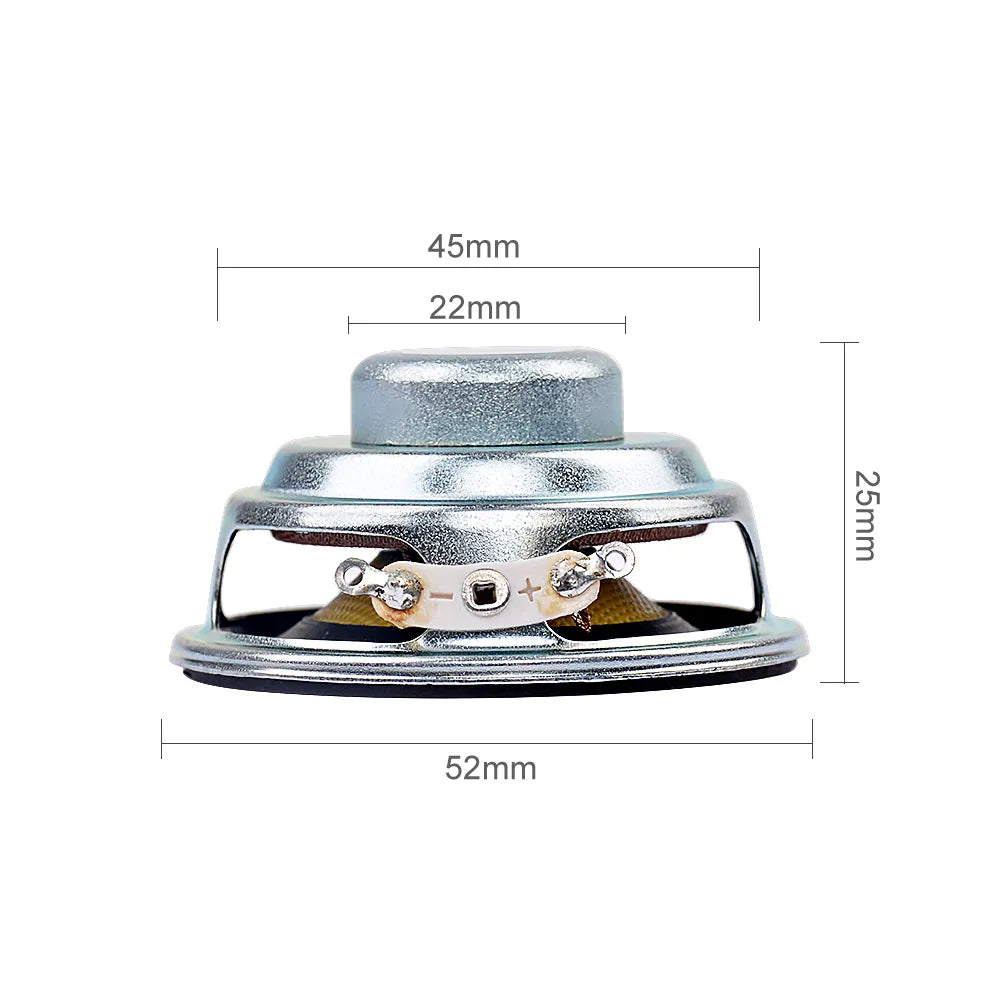 AIYIMA 2Pc Mini Audio Portable Speaker 52MM 4 8 Ohm 5W Waterproof Glassfiber Full Range Bluetooth Speaker DIY Home Sound Theater