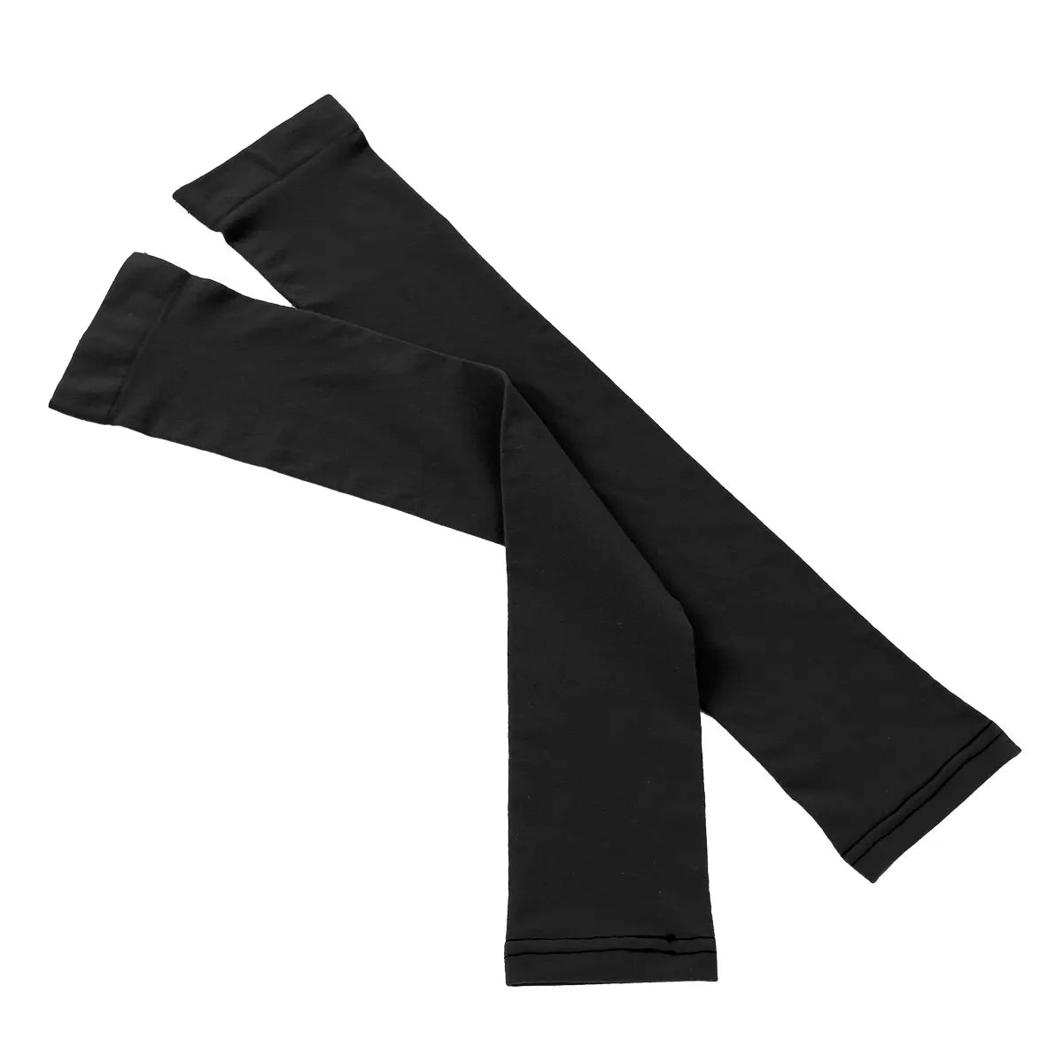 1 Pair Mens Sports Stockings Thigh High Full Leg Sleeve Footless Knee Brace Thigh and Calf Support Socks Running Stockings