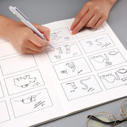 Creative Movie Story Notebook  Four Comic Painting Book Diary Book Sketch Book Stationery School Supplies