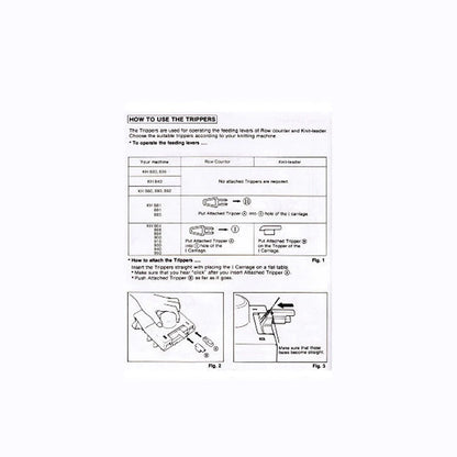 KA8210 Intarsia Carriage for 4.5mm 5.6 Gauge Brother Creative Artisan Knitting Machine KH860 KH864 KH868 KH940