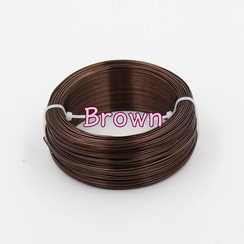 100m/Roll 1mm Diameter Soft Colored Aluminum wire For DIY Handmade Crafts Accessories Modeling materials