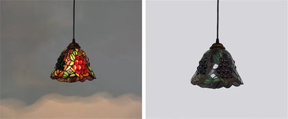 Colorful Mediterranean Style Moroccan Lamp Stained Glass Shade Mosaic LED Pendant Light for dining room bar lighting