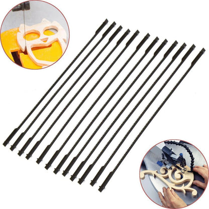 12pcs New 5'' 127mm Pinned Scroll Saw Blades Woodworking Power Tools Accessories