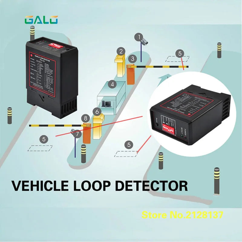 PD132  Inductive VEHICLE LOOP DETECTOR Controller Module,Loop Sensor For Vehicle Access