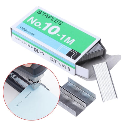 1000Pcs/Box Metal Staples No.10 Binding Stapler Office Binding Supplies School Stationary