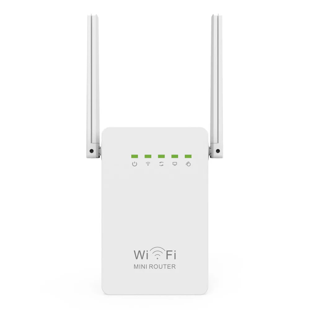 Wireless Router WIFI Repeater 300M Dual Antennas Signal Booster Range Extender Wi-fi 802.11N Network EU/US/UK/AU Wall plug