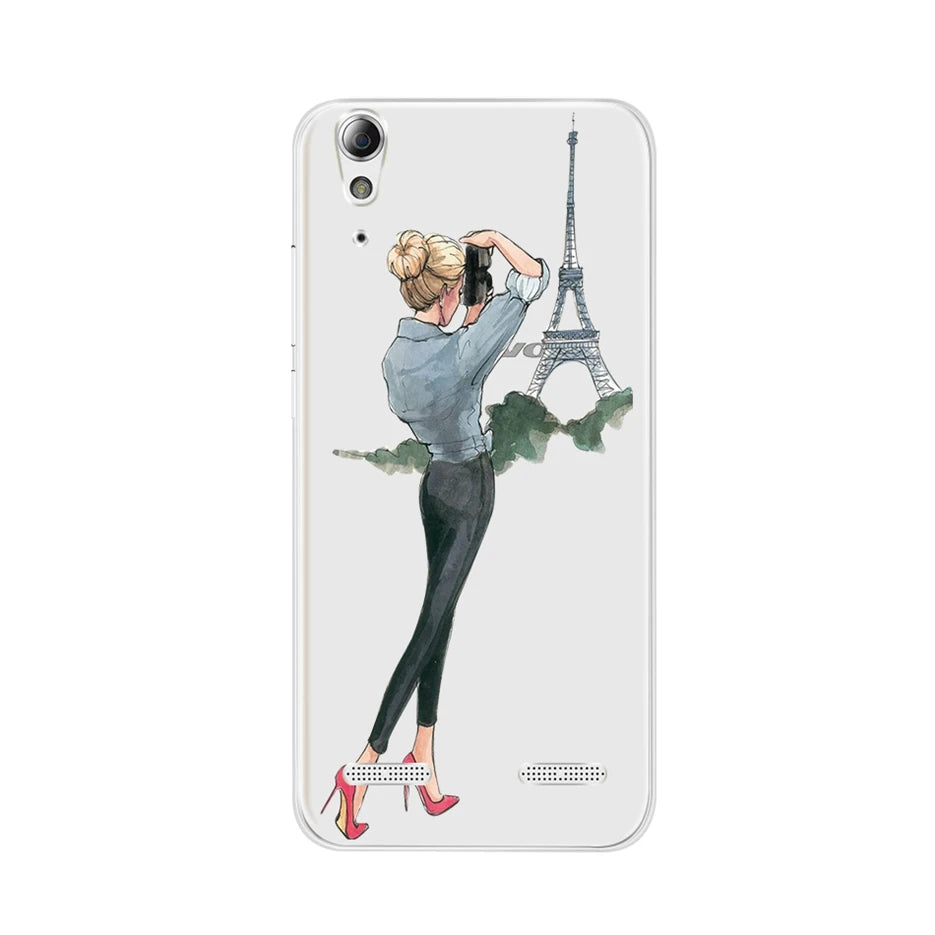 Soft Silicone Case for Lenovo A6000 A6010 Cover Cases for Lenovo Lemon K3 TPU 3D Relief Patterned Cover For Lenovo K3 K30-T Capa